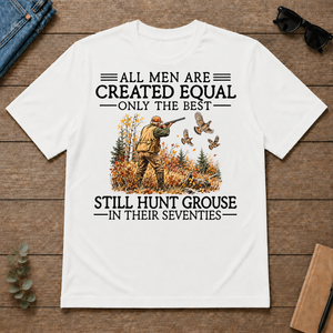 All Men Are Created Equal Grouse Hunting 70s - white - TS2D-White