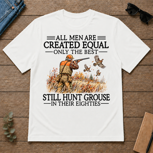 All Men Are Created Equal Grouse Hunting 80s - white - TS2D-White