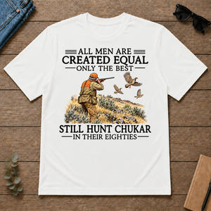 All Men Are Created Equal Chukar Hunting 80s - white - TS2D-White