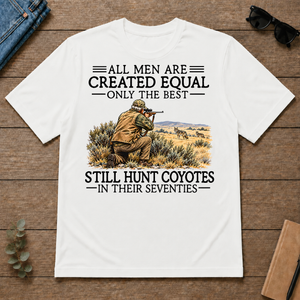 All Men Are Created Equal Coyote Hunting 70s - white - TS2D-White