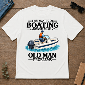 I Just Want To Go Boating - white - TS2D-White