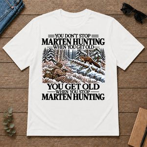 Don't Stop Marten Hunting Snow - white - TS2D-White