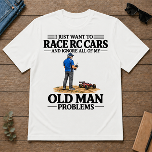 I Just Want To Race RC Cars - white - TS2D-White