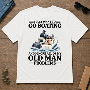 I Just Want To Go Boating - white - TS2D-White