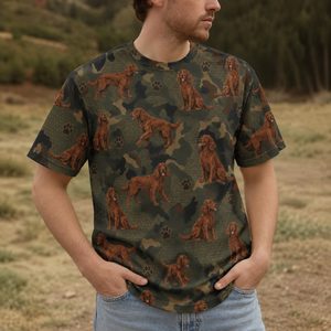 Irish Setter Camouflage All Over Print
