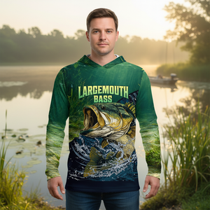 Largemouth Bass Vintage All Over Print Shirt