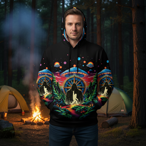 Bigfoot Mountain Adventure All Over Print Shirt
