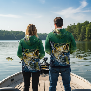 Largemouth Bass Vintage All Over Print Shirt
