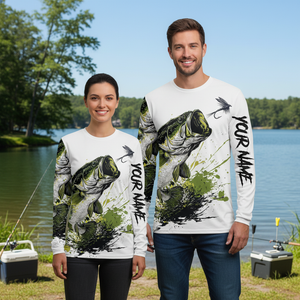 Custom Name Largemouth Bass All Over Print Shirt