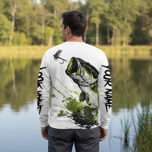 Custom Name Largemouth Bass All Over Print Shirt