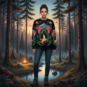 Not All Who Wander Are Lost Bigfoot All Over Print Shirt