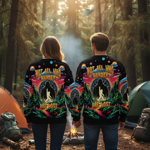 Not All Who Wander Are Lost Bigfoot All Over Print Shirt