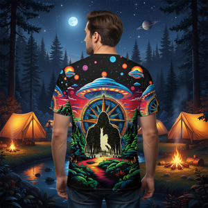 Bigfoot Mountain Adventure All Over Print Shirt