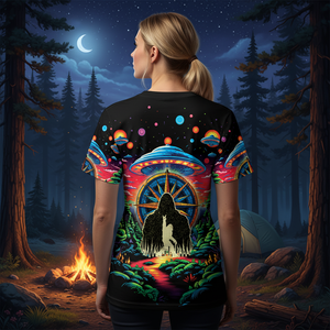 Bigfoot Mountain Adventure All Over Print Shirt