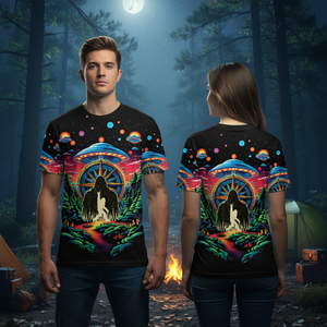Bigfoot Mountain Adventure All Over Print Shirt