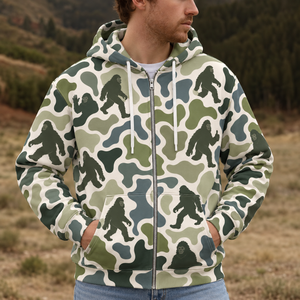 Bigfoot Camouflage Hunting Funny Pattern All Over Print
