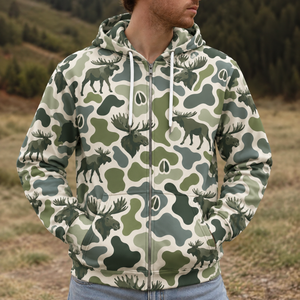 Moose Camouflage Hunting Funny Pattern All Over Print