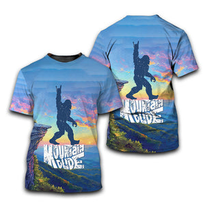 Bigfoot Mountain Hiking T-Shirt For Men & Women