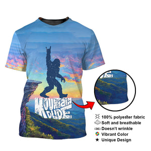 Bigfoot Mountain Hiking T-Shirt For Men & Women