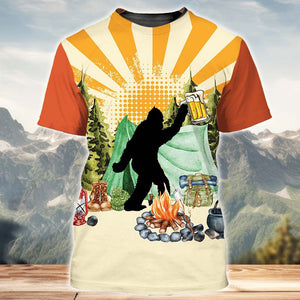 It's Always Beer O'clock At The Campsite All Over Print Shirt