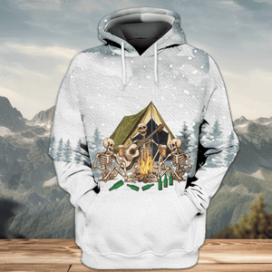 Today's Good Mood Is Sponsored By Camping and Beer All Over Print Shirt