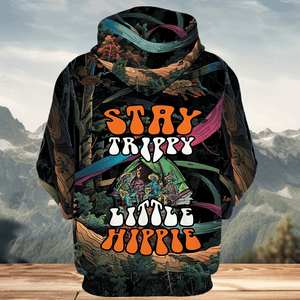 Camping Stay Trippie Little Hippie All Over Print Shirt