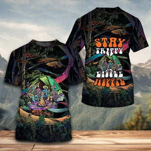 Camping Stay Trippie Little Hippie All Over Print Shirt