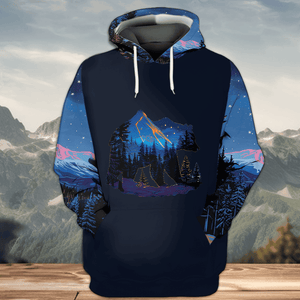 Weekend Forecast Camping With A Chance Of Drinking All Over Print Shirt