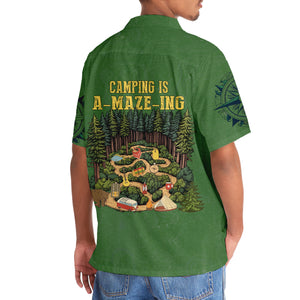 Camping Is A-Maze-Ing Hawaiian Shirt