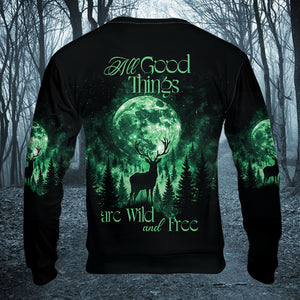 All Good Things Are Wild And Free All Over Print Shirt