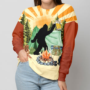 It's Always Beer O'clock At The Campsite All Over Print Shirt