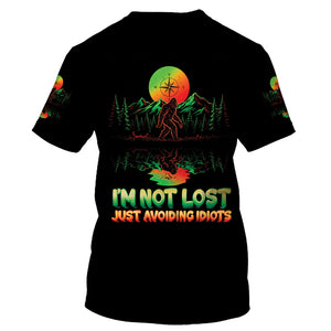 I'm Not Lost Just Avoiding Idiots All Over Print Shirt