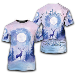 The Nature Heals Everything All Over Print Shirt