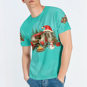 All I Want For Christmas Is Camping All Over Print Shirt