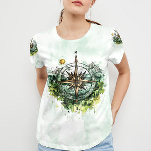 Into The Mountains I Go All Over Print Shirt