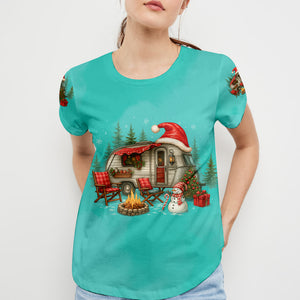 All I Want For Christmas Is Camping All Over Print Shirt
