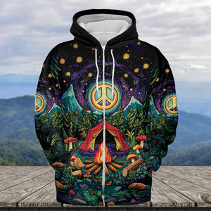 Campfire Peace Life All Over Print Shirt