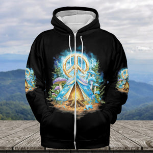 Peace Life Camper All Over Print Shirt