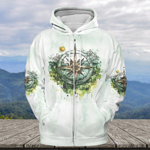 Into The Mountains I Go All Over Print Shirt