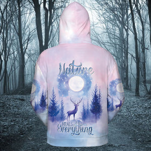 The Nature Heals Everything All Over Print Shirt