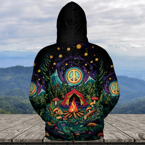 Campfire Peace Life All Over Print Shirt