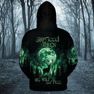 All Good Things Are Wild And Free All Over Print Shirt
