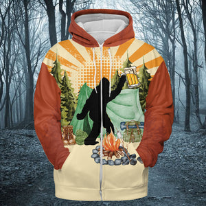 It's Always Beer O'clock At The Campsite All Over Print Shirt