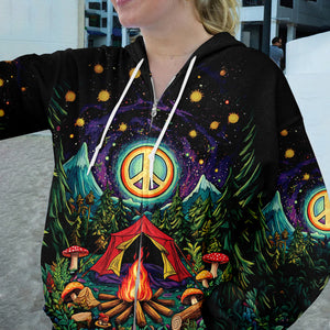 Campfire Peace Life All Over Print Shirt