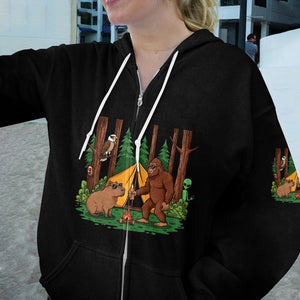 You Don't have To Be Crazy To Camp With Us All Over Print Shirt