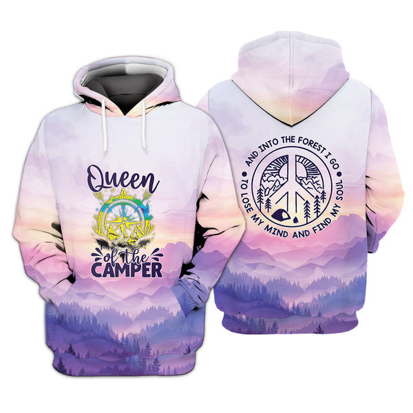 Queen Of The Camper All Over Print Shirt