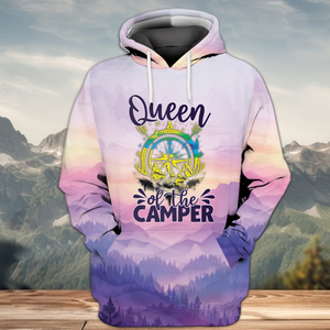 Queen Of The Camper All Over Print Shirt