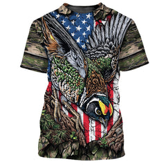 Quail Perched On The Rock All Over Print Shirt