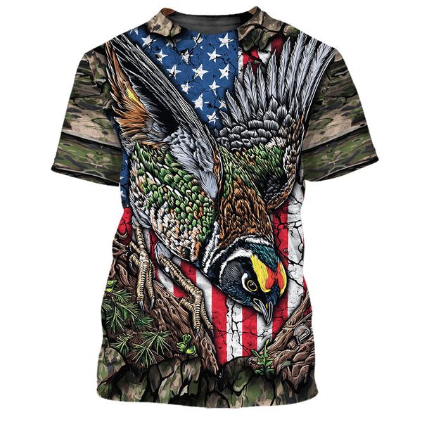 Quail Perched On The Rock All Over Print Shirt