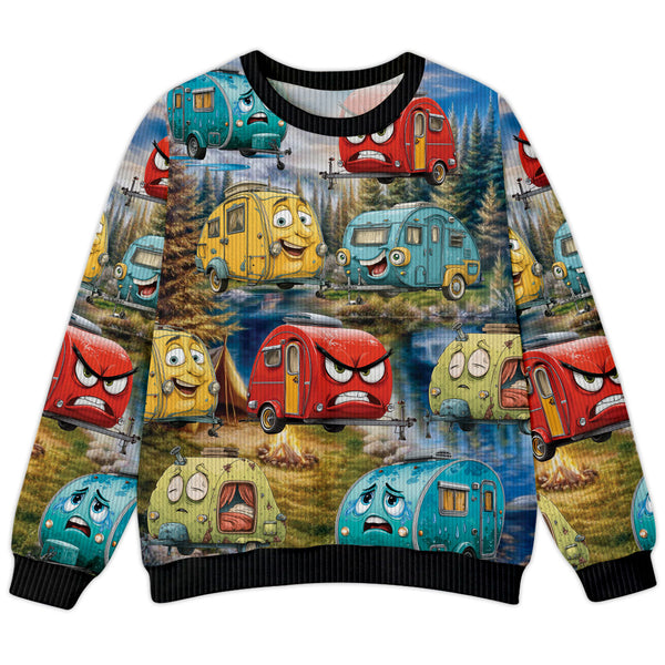 Funny Teardrop Trailer Ugly Sweater